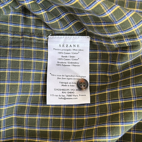 Sézane embroidered collar blouse - Picture 6 of 7